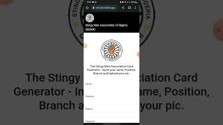 How to generate your own stingy men association ID Card without any design knowledge. screenshot 4