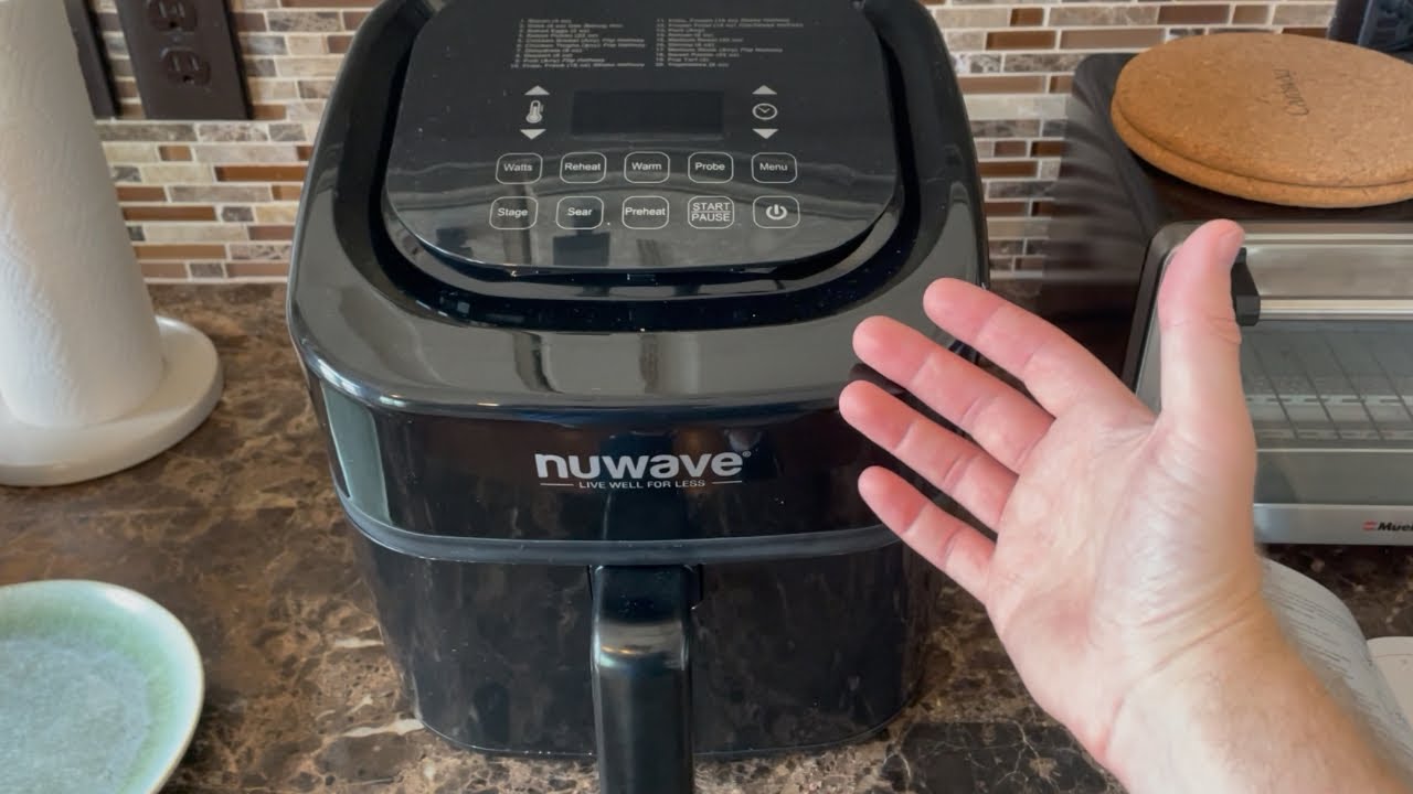 NuWave 6-Quart Black Air Fryer at