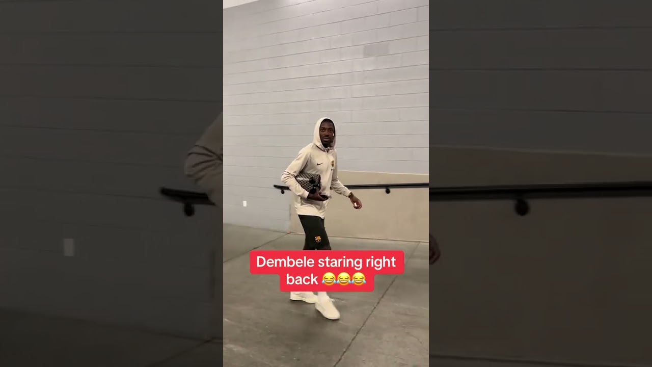 Dembele with the stare down 👀 