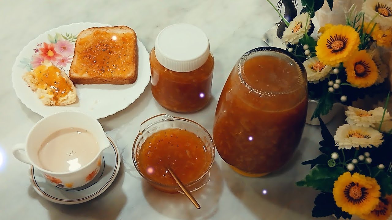 مربى البرتقال بطريقه سهلة بدون مرارة معتدل الحلاوة بطريقتي وصفاتي سهلة واقتصادية 