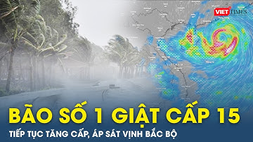 Tin MXH nóng tối 17/7: Bão số 1 giật cấp 15 áp sát Vịnh Bắc Bộ mạnh lên trong 48h tới | VietTimes