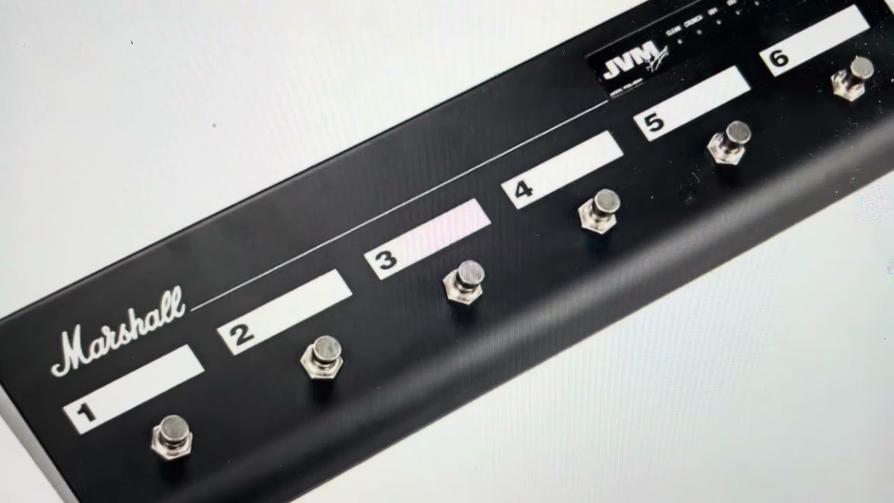 Hard Reset Marshall JVM410 Pedalboard - YouTube
