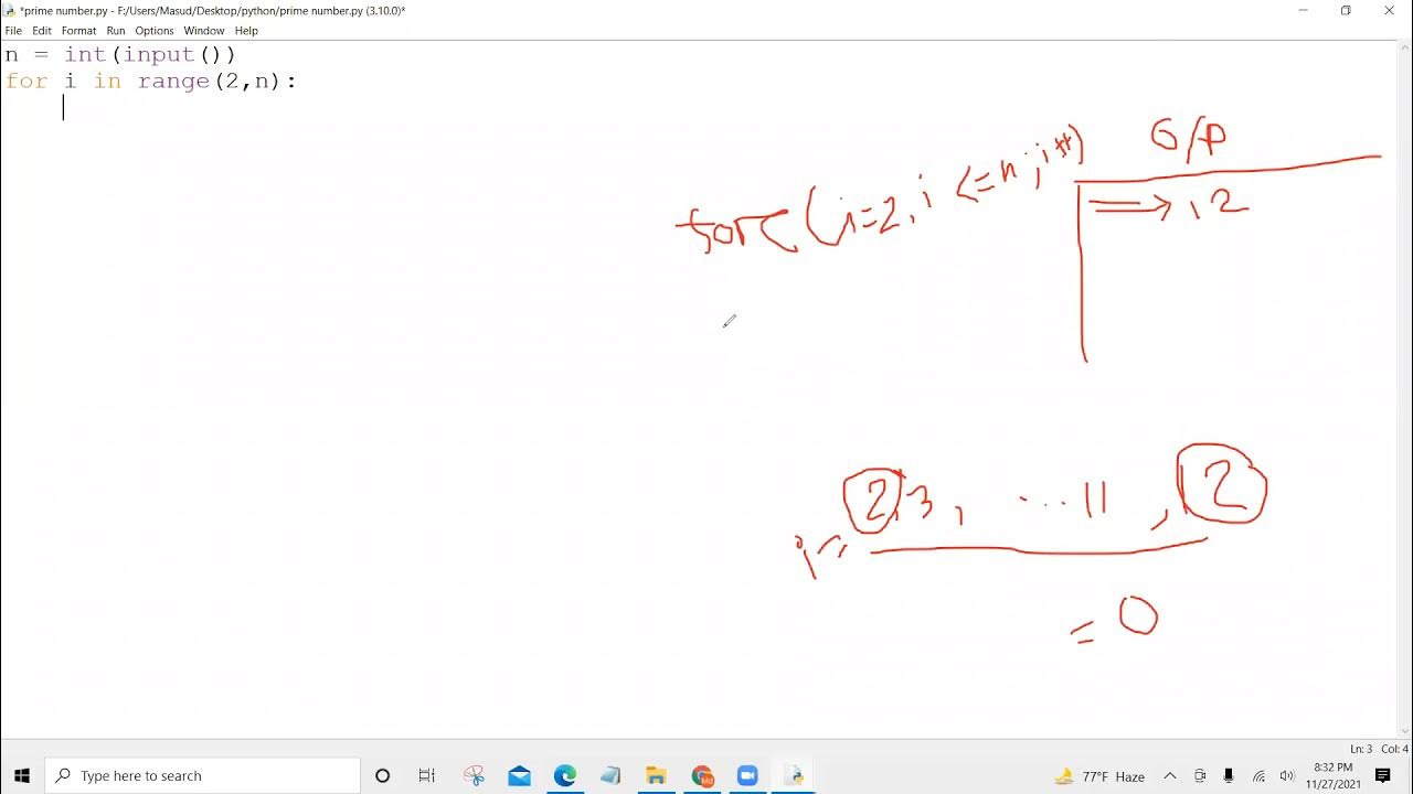 Prime Number || GCD || Number Reverse Program By Python Programming ...