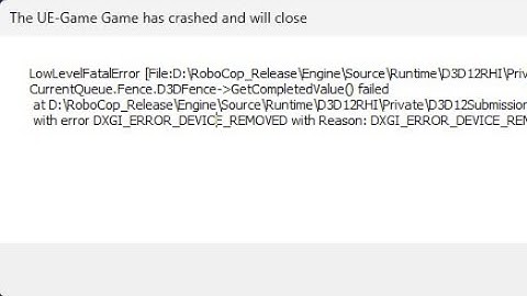 Fix The Alters Error The UE-Alters Game Has Crashed And Will Close On PC
