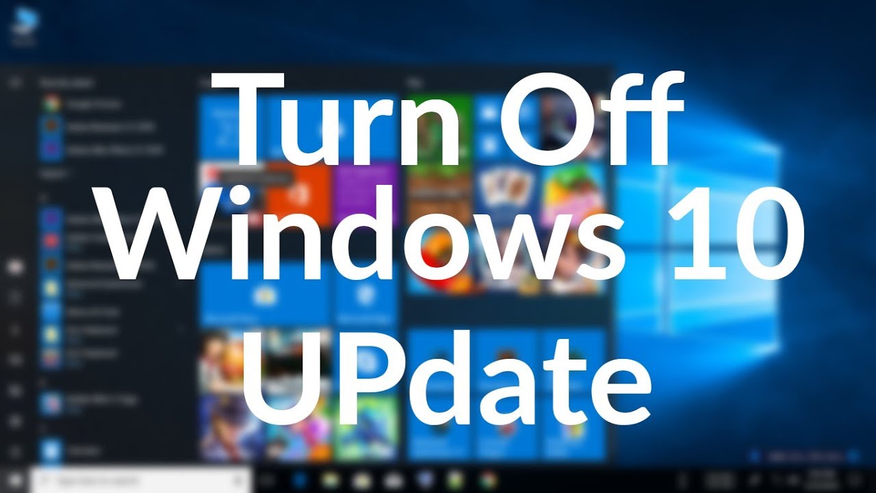 How To Windows 10/8/7 Software Auto Update Off - YouTube
