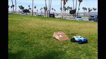 Exceed RC Infinitive ( HSP Brontosaurus ) 2nd Jumps on Feb. 15th 2014