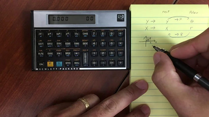 HP 15C Polar and Rectangular Conversion