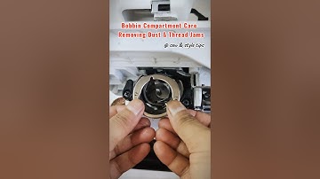 Bobbin Compartment Care | Removing Dust & Thread Jams | #janomesewingmachine #silaimachine