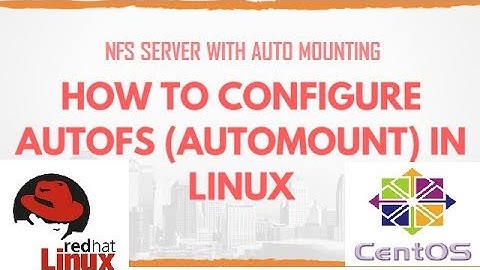 How to configure nfs server with auto mounting (autofs) in centos / redhat / fedora
