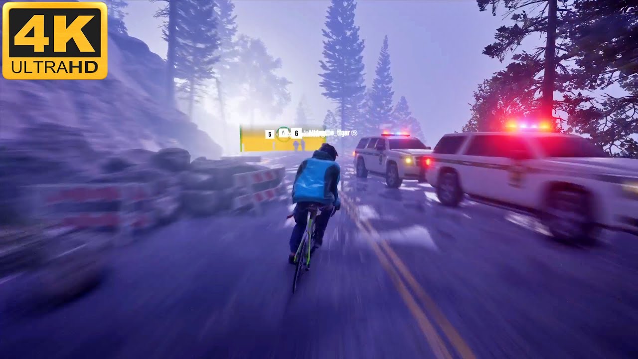 Road Bike Race after Storm. Gameplay [4K UHD 60FPS] YouTube