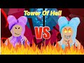 SISTER VS SISTER Tower Of Hell! | Roblox