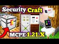 🟢 SECURITY CRAFT Para Minecraft PE | Cofres con CONTRASEÑA, Cámaras de Seguridad y MÁS!