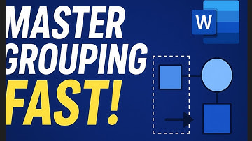 MS Word Tutorial_1: Group & Ungroup Shapes, Images, and Text Boxes