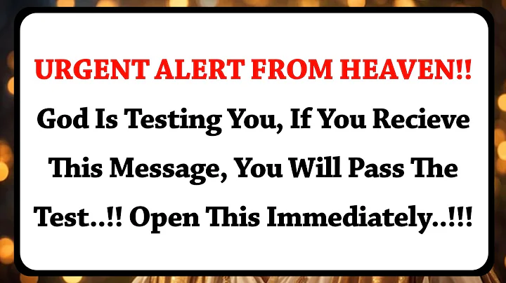 11:11💌 God is testing you!! If you receive this message, you will Pass the test✝️ God Message Today