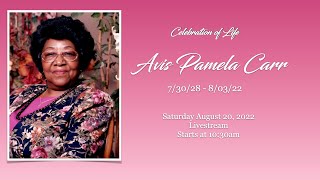 Avis Pamela “Pam” Taylor Carr