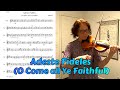 Adeste Fideles - O Come all Ye Faithful - VIolin