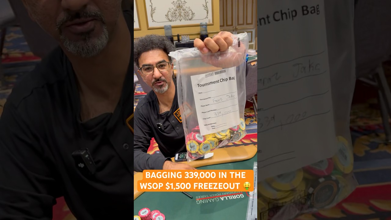 BAGGING 339,000 IN THE WSOP $1,500 FREEZEOUT 🤑