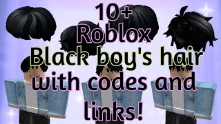 10 Roblox Black Hair For Boys With Codes And Links Glam Game Roblox Youtube - roblox dreamy black hair