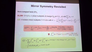 Sungjay Lee, New Exact Results in Calabi-Yau spaces, D-branes, and O-planes I Part III