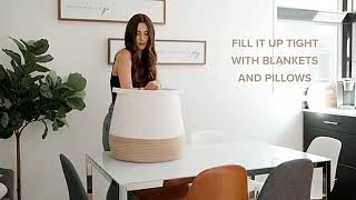 Cotton Rope Storage Basket