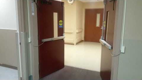 An Automatic Door, Opening and Closing