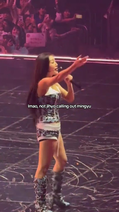 their friendship 💕 #seventeen #twice #jihyo #mingyu #svt #carat #trending #foryou #kpop