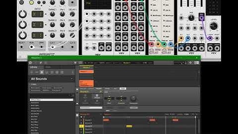 VCV Rack hosting NI Maschine and multichannel MIDI out