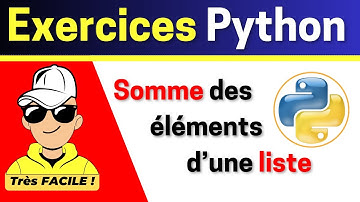 Exercice Python Somme Des Eléments D