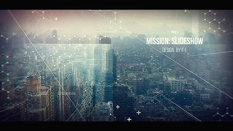Mission - Slideshow | After Effects Template | Video Displays