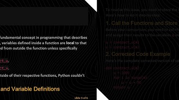 Fixing the NameError in Your Python Functions: Understanding Scope