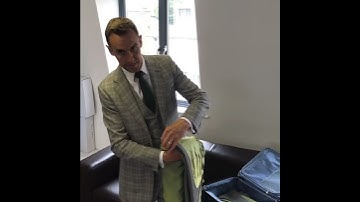 How to Fold a Suit jacket