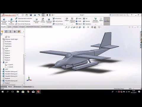 Solidworks Deniz Uçağı Çizimi/Tasarımı