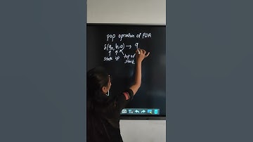 TOC Unit 4- PDA- POP operation of PDA #engineeringstudies #theory_of_computation