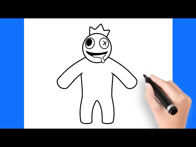 Desenhando ROBLOX - Dibujando ROBLOX - Drawing ROBLOX - RAINBOW