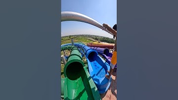 Bella ciao playground parkour stuck in a waterslide 😱 POV