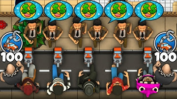 Robbery Bob 2 - All Costumes Funny Gameplay Part 315