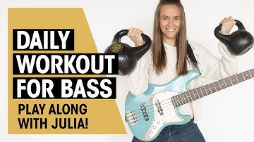 Daily Warm-Up Exercises on Bass Guitar | Playalong | Julia Hofer | Thomann