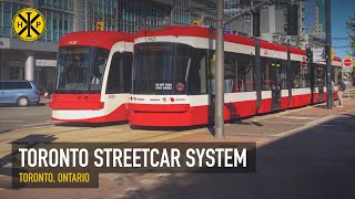 The toronto streetcar system is currently in a transitional state from
traditional trolley network to modern light rail system. these clips
you'll see...