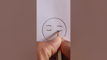 How to draw a Emoji drawing #shorts #drawing #KVH_DRAWING #emoji #easy #beginners
