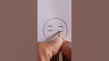 How to draw a Emoji drawing #shorts #drawing #KVH_DRAWING #emoji #easy #beginners