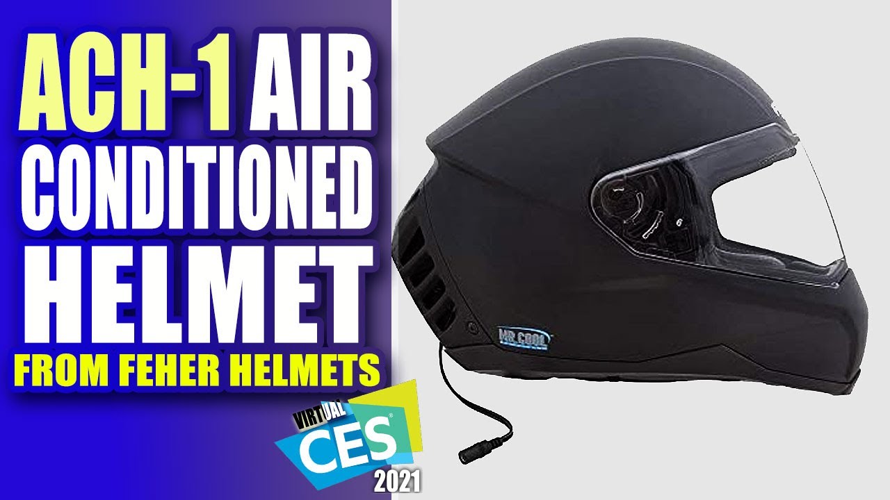 Feher ACH1 is an Air Conditioned Motorcycle Helmet YouTube