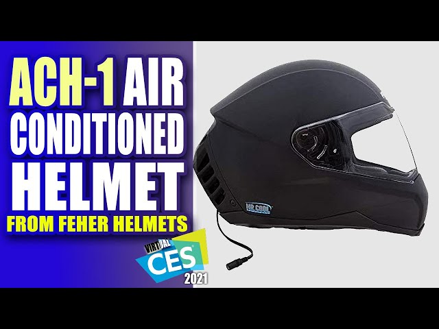 Feher ACH-1 is an Air Conditioned Motorcycle Helmet - YouTube