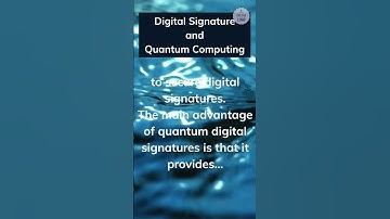 Digital Signature with Quantum Computing