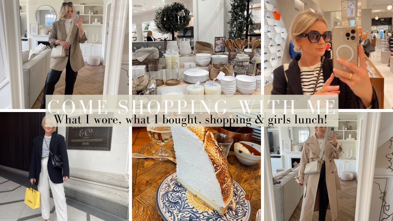 COME SHOPPING WITH ME! WHAT I WORE THIS WEEK, WHAT I BOUGHT, EATING OUT / WEEKLY VLOG