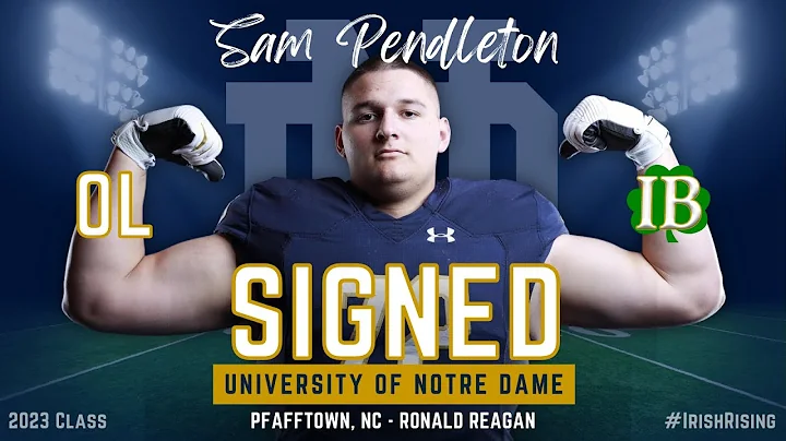 Notre Dame Signing Day - Sam Pendleton Talks Signi...