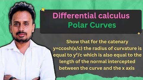 Problems on Radius of Curvature in Polar Curves (Examples 3) - Engineering Mathematics