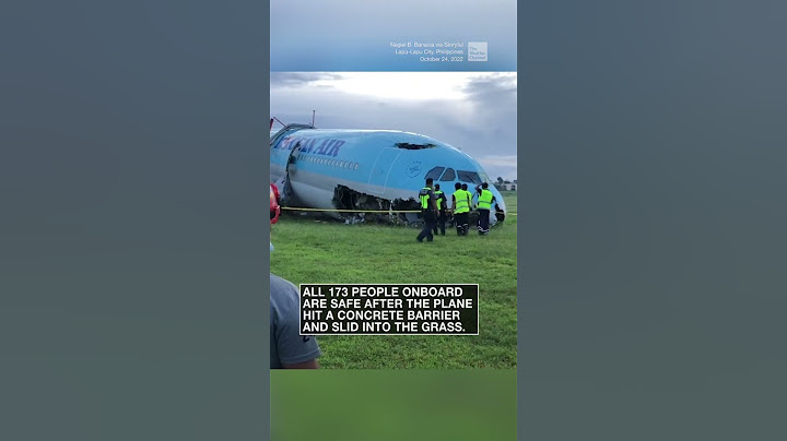 Korean Air plane overshoots runway, crashes during thunderstorms