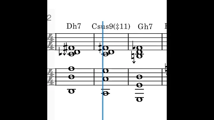 11-limit Just Intonation “Sparkling” Chords #microtonal #shorts #sheetmusic