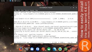 How to easily install the linux kernel 4.6 on Ubuntu , Linux Mint and Elementary OS