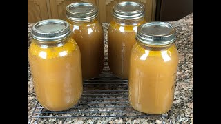 Pressure Canning Roasted Turkey Broth